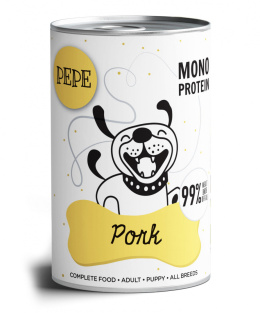 PEPE karma mokra Pepe Pork - wieprzowina- 400g