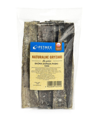 PETMEX - Skóra dorsza paski 100g