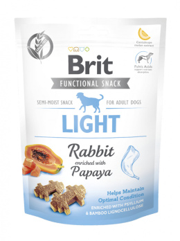 PRZYSMAKI DLA PSA Brit Care Functional Snack Light Rabbit 150g