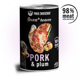 Paka Zwierzaka Seventh heaven Schab ze śliwką (pork & plum) 400g