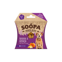 SOOPA Senior Bites Banana, Pumpkin, Flaxseed – Banan, Dynia, Siemię Lniane (50g)