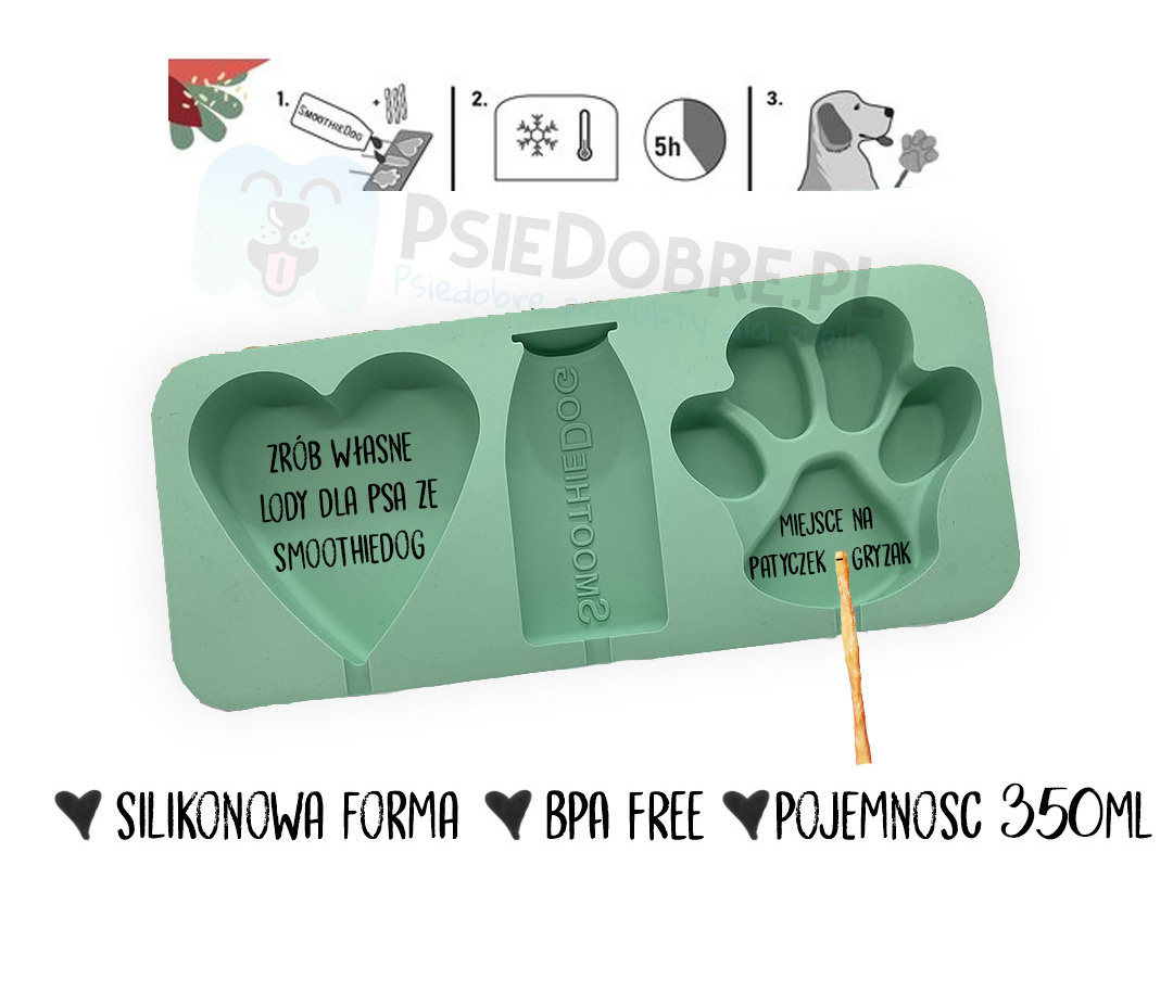 SmoothieDog foremka na lody dla psa SmoothieDog foremka na lody dla psa