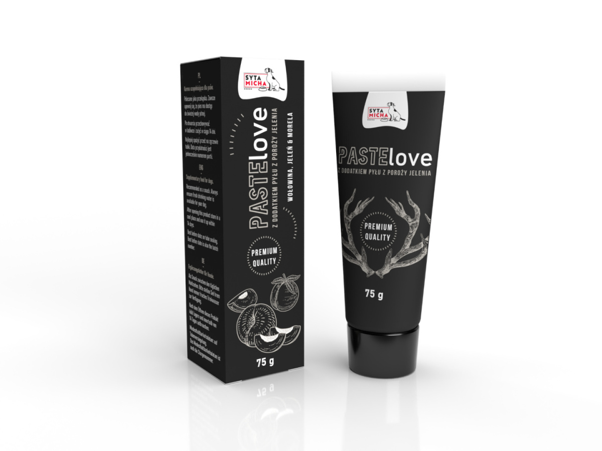 PasteLOVE - mięsna pasta Wołowina z jeleniem i morelą 75g PasteLOVE - mięsna pasta Wołowina z jeleniem i morelą 75g