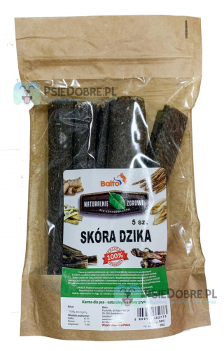 Balto suszona skóra dzika premium 5szt