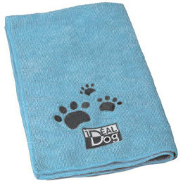 Chadog Microfibre Towel - bardzo chłonny ręcznik z mikrofibry dla psa - niebieski - S