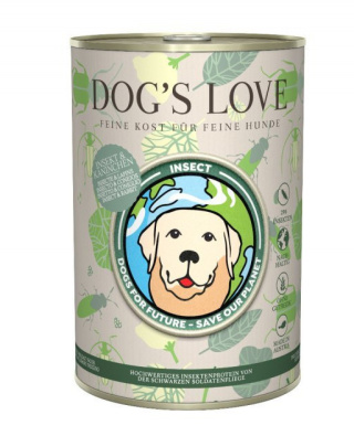 DOG'S LOVE Insekt Kaninchen - karma z owadów i królika (400g)