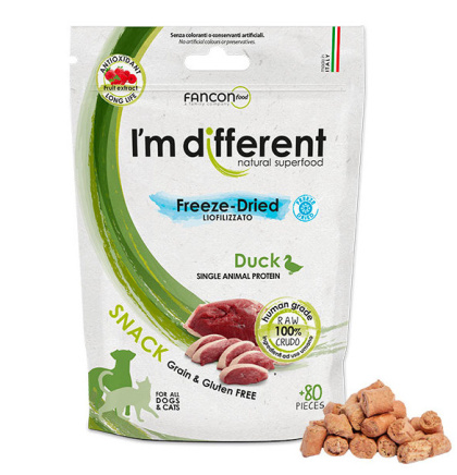 I`m different Duck Kaczka Liofilizowane przysmaki dla psa 40g