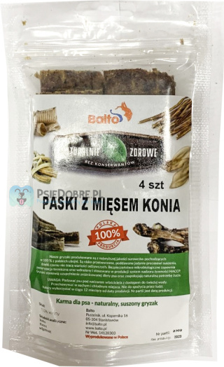 Balto - paski z mięsem konia 4szt.