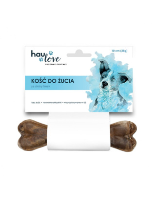 HAULOVE Kość do żucia ze skóry kozy 10cm