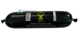 MIRALS Hirsch kiełbasa treningowa z mięsa jelenia (200g)