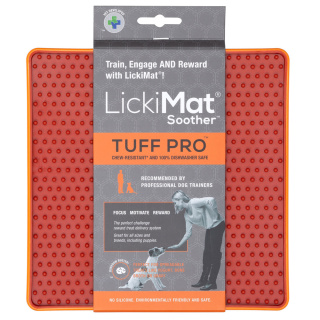 Mata LickiMat SOOTHER TUFF PRO pomarańczowa