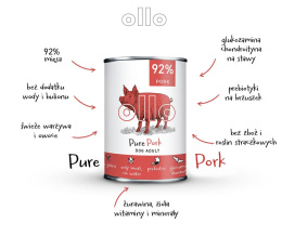 Ollo - Pure Pork 400g - Wieprzowina