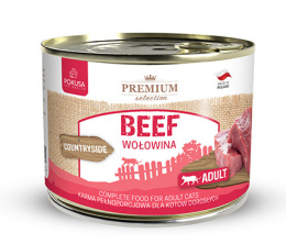 Pokusa Premium Selection - wołowina - karma mokra dla kotów dorosłych 200g