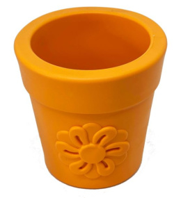 SodaPup Flower Pot Orange - doniczka na jedzenie dla psa