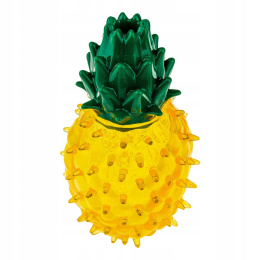 Zabawka gumowa dla psa - piszczący ananas