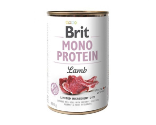 BRIT MONO PROTEIN LAMB - karma mokra z jagnięciną - 400g