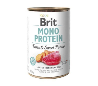 BRIT MONO PROTEIN TUNA & SWEET POTATO - karma mokra z tuńczykiem i słodkim ziemniakiem - 400g