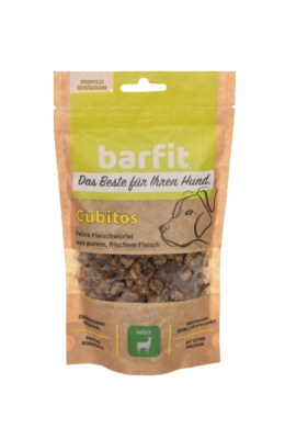 Barfit - Kostki mięsne Cubitos dla psa - dziczyzna 200g (Wild)