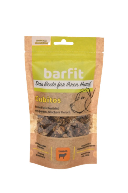 Barftit - Kostki mięsne Cubitos dla psa - jagnięcina 200g (Lamm)