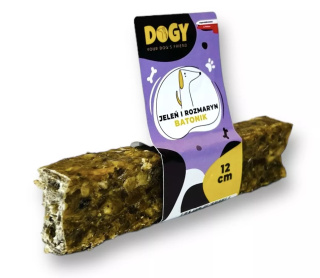 DOGY - Batonik dla psa - Jeleń z rozmarynem i rokitnikiem 12cm