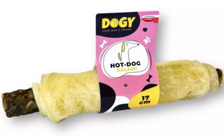 DOGY - Hot-Dog ze żwaczem Salami 17cm 1szt.