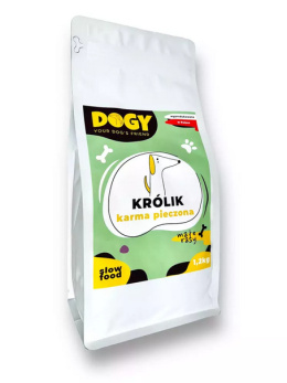 DOGY - Karma pieczona z Królikiem dla małych ras 1,2kg