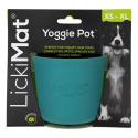 LickMat - Yoggie Pot - Garnuszek Spowalniający Jedzenie dla Psa - niebieski