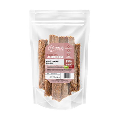 MEAT STUFF - Paski Mięsne z Kaczki - 100g