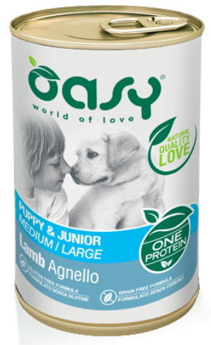 OASY One Protein Puppy Junior - Jagnięcina - 400g