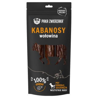 Paka Zwierzaka Kabanosy dla Psa - Wołowina 3szt. (80g)