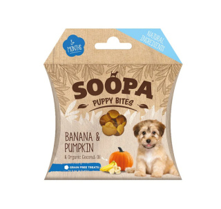 SOOPA Szczeniak Bites Banana & Pumpkin – Banan i Dynia (50g)