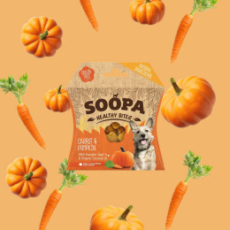 Soopa - Healthy Bites Pumpkin & Carrot - Dynia i Marchewka 50g