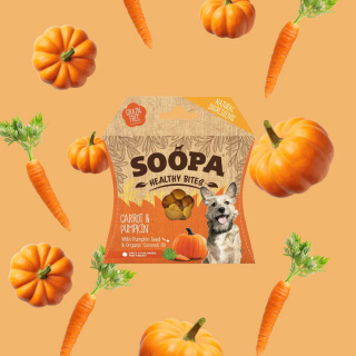 Soopa - Healthy Bites Carrot & Pumpkin - Marchewka i Dynia 50g