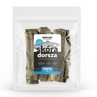 Uniszki - paski ze skóry dorsza 100g