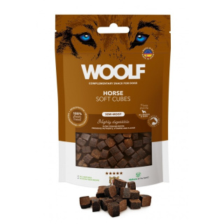 WOOLF Soft Cubes Horse - Miękkie przysmaki z koniną 100g