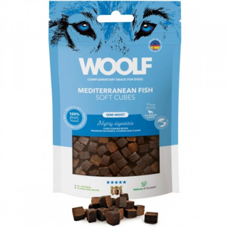 WOOLF Soft Cubes Mediterranean Fish - Miękkie Przysmaki z Rybą 100g