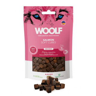 WOOLF Soft Cubes Salmon - Miękkie przysmaki z łososiem 100g