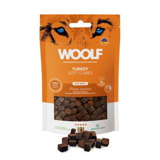 WOOLF Soft Cubes Turkey - Miękkie Przysmaki z Indykiem 100g