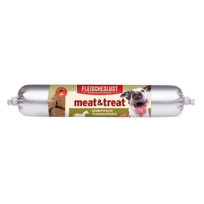 MEATLOVE - kiełbaska treningowa meat and treat z koniną - 80g