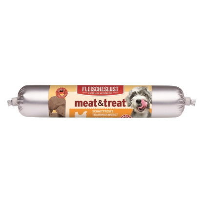 Meatlove - kiełbaska treningowa meat and treat z drobiem - 85g