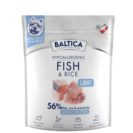 Baltica Karma Light z Rybą i Ryżem dla Psów Ras Małych - 1kg