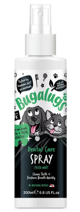 Bugalugs Dental Care Spray - Spray do higieny jamy ustnej psa i kota 200ml