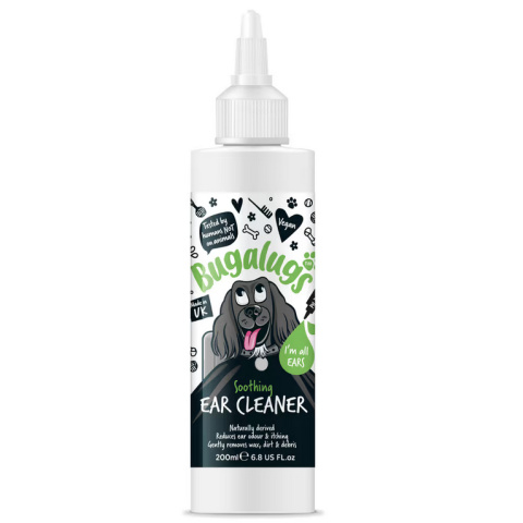 Bugalugs Ear Cleaner 200ml - delikatny płyn do czyszczenia uszu