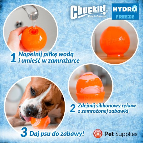 Chuckit! Hydro Freeze Ball - piłka chłodząca dla psa - 7,5 cm