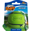 Chuckit! Sniff Fetch Ball PEANUT BUTTER (M) ø 6,5cm - piłka dla psa o zapachu masła orzechowego