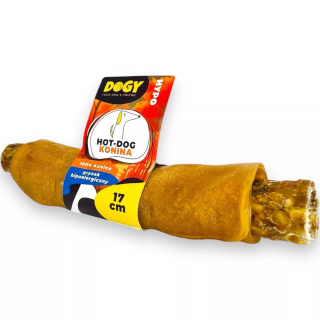 DOGY HYPO - gryzak dla psa - Hot-Dog z Koniny 17cm