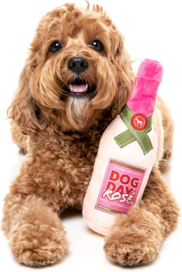 FUZZYARD- DOG DAY ROSÉ – pluszowy szampan dla psa z piszczałką