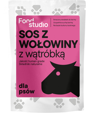 Food Studio Chefs SOS dla psów z WOŁOWINY z wątróbką 100ml