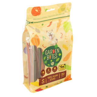 GARDEN BITES VEGAN TRIPLE STICKS „S” 13 cm - 20 szt – wege gryzaki dla psa