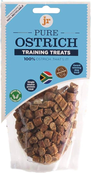 Jr Pets - Pure Ostrich Training Treats - przysmaki treningowe ze strusiem 85g